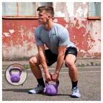 Kettlebell, 12 kg, purple