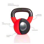 Kettlebell, 16 kg, red