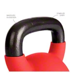 Kettlebell, 16 kg, red