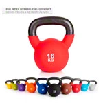Kettlebell, 16 kg, red
