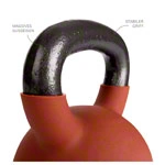 Kettlebell, 28 kg, brown