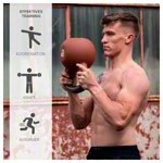 Kettlebell, 28 kg, brown