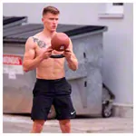 Kettlebell, 28 kg, brown