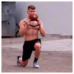Kettlebell, 28 kg, brown