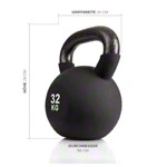 Kettlebell, 32 kg, black
