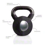 Kettlebell, 32 kg, black