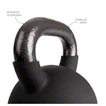 Kettlebell, 32 kg, black