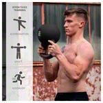 Kettlebell, 32 kg, black