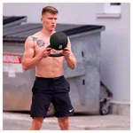 Kettlebell, 32 kg, black