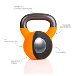 Kettlebells 4-32 kg, 8 pieces incl. deposition
