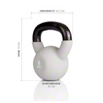 Kettlebell 6 kg, gray