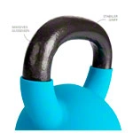 Kettlebell, 10 kg, light blue