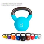 Kettlebell, 10 kg, light blue