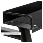 Kettlebell stand with 2 shelves, LxWxH 139x63x74 cm