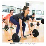 Get-Fit weight plate made of rubber,  3 cm, 1 kg, 1 piece