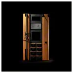 NOHrD Wall Compact, pulley, ski trainer, 8 swing dumbbells, oak