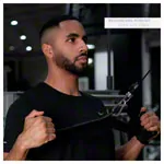 Sport-Tec ergonomic lat pull and rowing handle, 61x10 cm