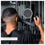 Sport-Tec ergonomic lat pull and rowing handle, 54x10 cm
