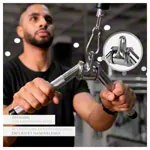 Triceps bar, W-shape