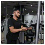 Half round triceps handle, 45 cm