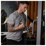 Triceps bar W-shape, curved