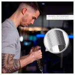 Large mushroom gripp with flexible eyelet