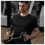 Triceps cable grip, V-shape