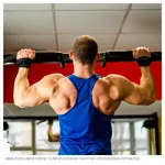 Image shows Bavaria lat pull support, one pair