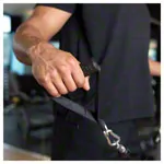 Sport-Tec single-handed cable pull handle, black