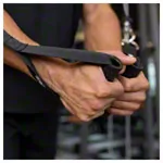 Sport-Tec handle with anti-slip, black, set of 2