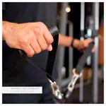 Sport-Tec handle with anti-slip, black, set of 2