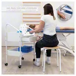 Equipment cart standard with 4 wheels, white