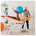 Ferrox therapy table Chagall 5 Neo with wheel lifting system and all-round switch