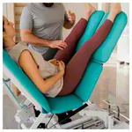 Ferrox therapy table Chagall 6 Neo with wheel lifting system