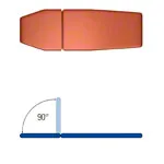 HWK therapy couch solid Colmar battery 2-piece, width: 65 cm
