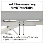 HWK therapy couch impulse Osteo battery 2-piece, width.: 80 cm