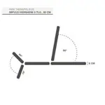 Image shows HWK therapy couch impulse Viernheim battery 3-piece, width: 80 cm