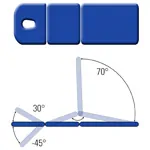 Therapy couch Smart ST3 DS roof position, wheel-lifting system and all-round control