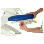 Image shows Lojer therapy couch Capre F5R electric 5-piece, width: 65 cm