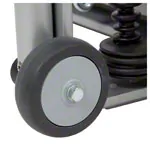 Image shows Posturomed 202 with railings, 60x60 cm, silver