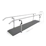 Exclusive parallel bars, beam length 3.5 m made of metal