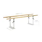 Parallel bars standard, bar length 3 m, bar made of wood