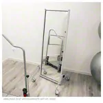 Image shows Grid mirror exclusive, HxW 150x55 cm