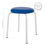 Gymnastics stool Exclusive with upholstery,  38 cm
