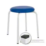 Gymnastics stool Exclusive with upholstery,  38 cm