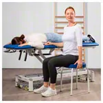 Image shows Gymnastics stool Exclusive with comfort pad,  38 cm