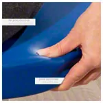 Rotatory stool standard with comfort cushion and glides