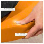 Image shows Rotatory stool exclusive with comfort padding and wheels