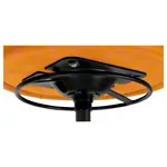 Image shows Rotatory stool exclusive with comfort padding and wheels