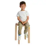 Stool 45 made of shaped wood, 36x36 cm, seat height 45 cm
